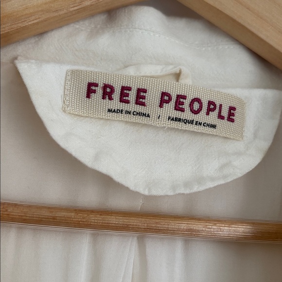 :Price Firm: Free People Olivia Blazer in White - Picture 8 of 11